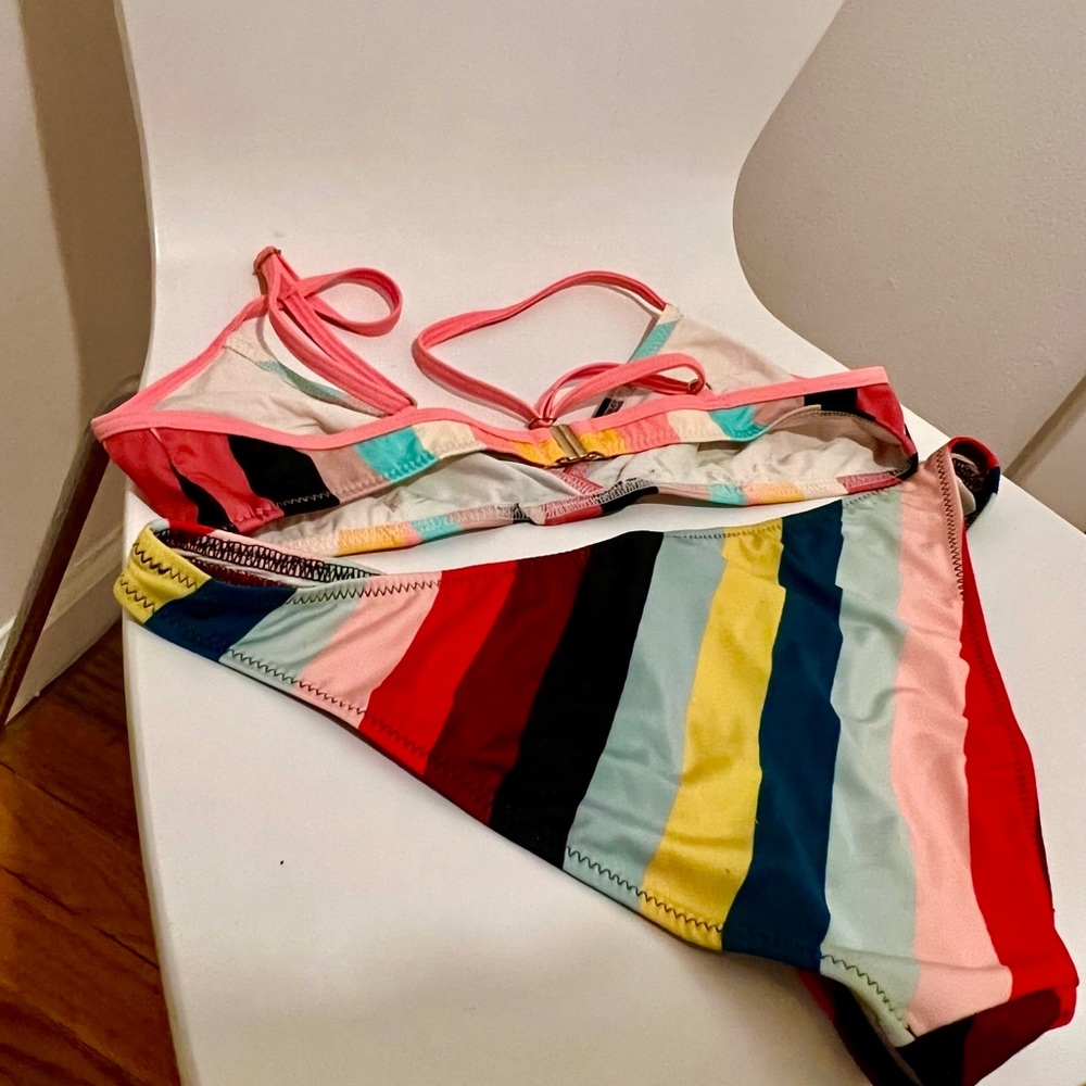 Solid & Striped Bikini, Size Medium, New - image 3